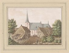 View of the village of Etten in North Brabant, 1700-1850. Creator: Anon