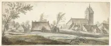 View of the village of Soest, 1619-1690. Creator: Anthonie Waterloo