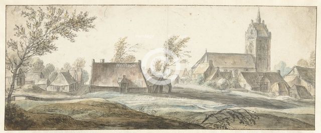 View of the village of Soest, 1619-1690. Creator: Anthonie Waterloo.
