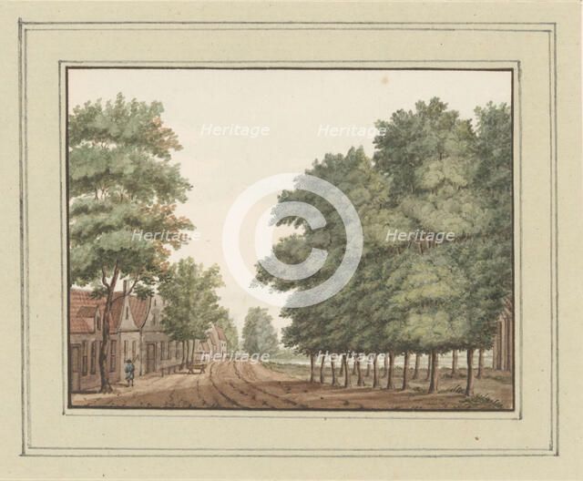 View of the village 's-Graveland, c. 1757. Creator: Anon.