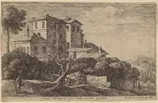 View of the Vineyard of the Villa Mamsrona. Creator: Herman van Swanevelt
