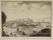 View of the Vladimir Town, 1769. Artist: Makhaev, Mikhail Ivanovich (1718-1770)