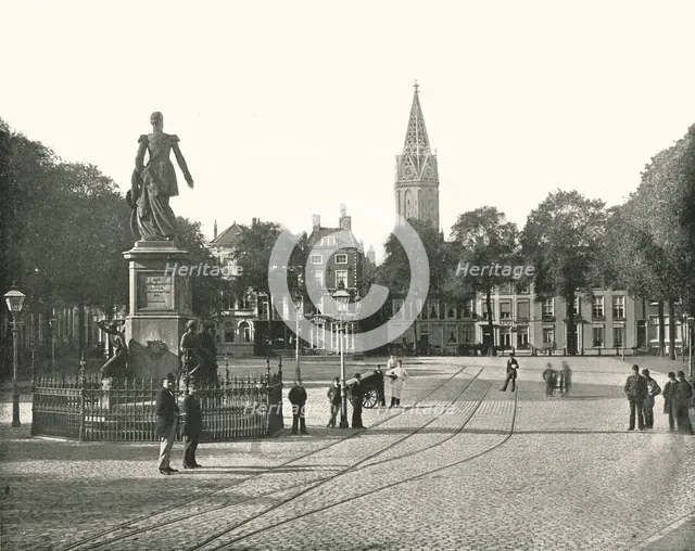 View of the Vyverberg Square, The Hague, Netherlands, 1895.  Creator: Unknown.