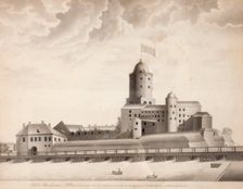 View of the Vyborg Castle, c. 1840. Artist: Anonymous