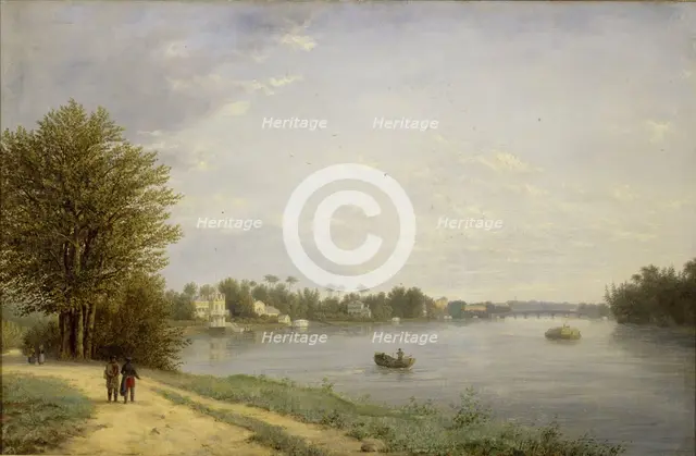 View of the Yelagin Island. Artist: Chernetsov, Nikanor Grigoryevich (1805-1879)