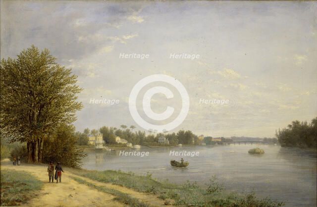 View of the Yelagin Island. Artist: Chernetsov, Nikanor Grigoryevich (1805-1879)