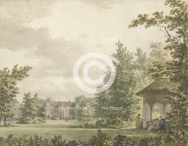 View of the Zandbergen country estate, 1754-1820. Creator: Hermanus Numan.