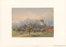 View of Thun, Switzerland, 1828-1892. Creator: Charles William Meredith van de Velde