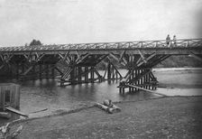 View of Tiazhin Bridge Spans, 1909. Creator: Dorozhno-Stroitel'nyi Otdel