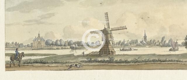 View of Tienhoven and Het Huis Herlaar, 1750. Creator: Jan de Beyer.