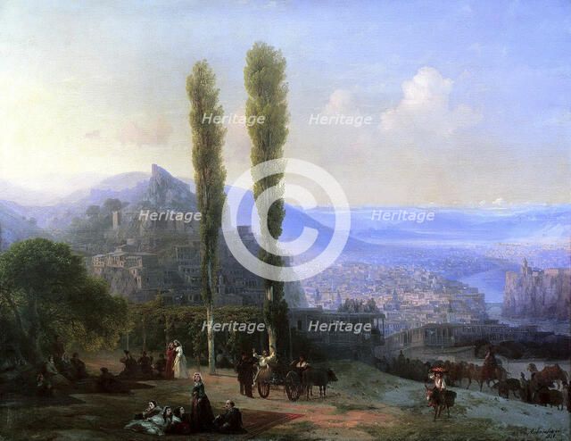 View of Tiflis', 1869.  Creator: Aivazovsky, Ivan Konstantinovich (1817-1900).