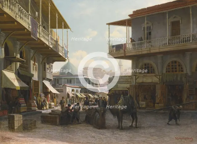 View of Tiflis, 1874. Artist: Vereshchagin, Pyotr Petrovich (1836-1886)