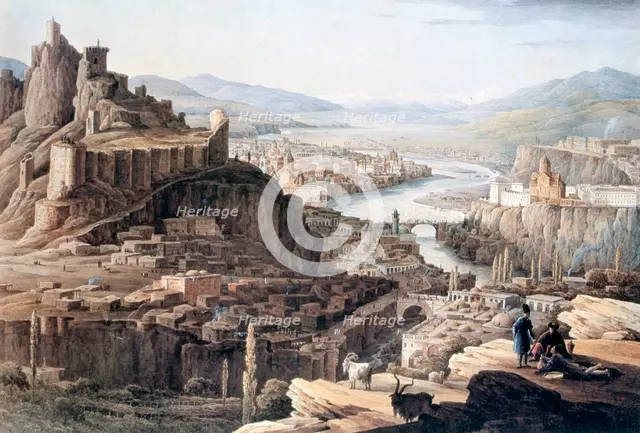 'View of Tiflis', 1830. Artist: Nikandor Grigorievich Chernetsov