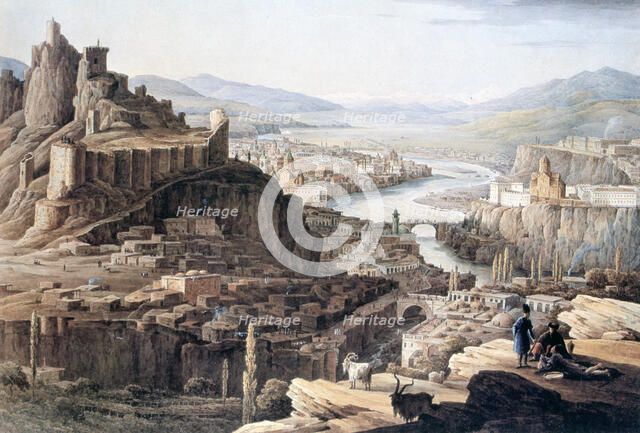 'View of Tiflis', 1830. Artist: Nikandor Grigorievich Chernetsov