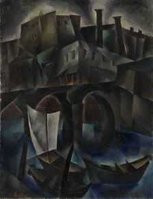 View of Tiflis, 1919-1920. Artist: Rockline (Rokhlina), Vera (1896-1934)