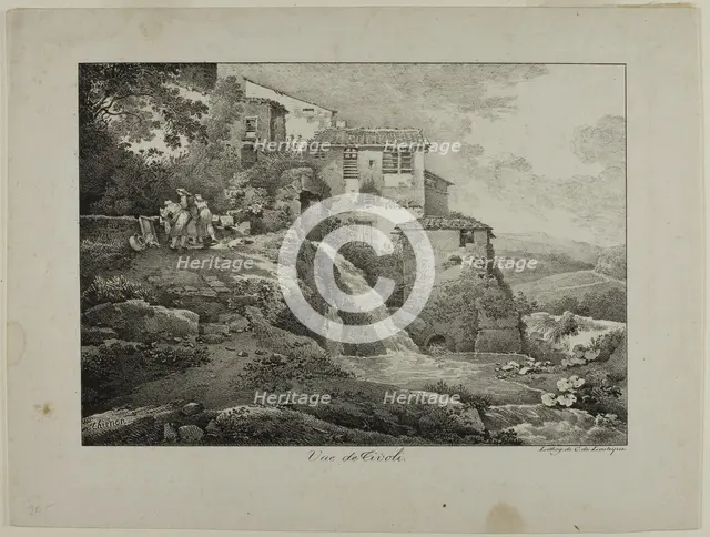View of Tivoli, 1817. Creator: Claude Thiénon.