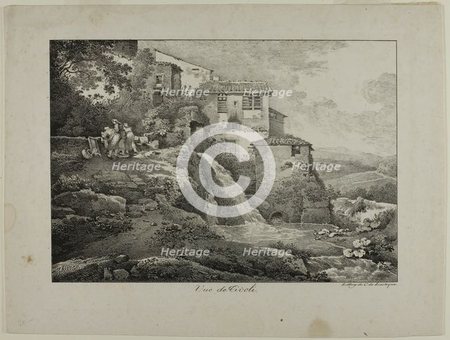 View of Tivoli, 1817. Creator: Claude Thiénon.