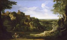View of Tivoli with Rome in the distance, late 1650s. Artist: Gaspard Dughet