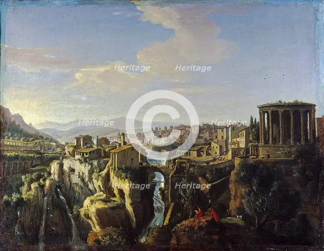 View of Tivoli, um 1700. Artist: Wittel (Vanvitelli), Caspar Adriaensz. van (1656-1736)
