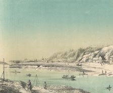 View of Tomsk From the Ferry Across the Tom River Along the Moscow Highway, 1871. Creators: M Kolosov, J Rogulin