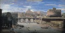 View of Tor di Nona, um 1700. Artist: Wittel (Vanvitelli), Caspar Adriaensz. van (1656-1736)