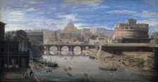 View of Tor di Nona, um 1700. Artist: Wittel (Vanvitelli), Caspar Adriaensz. van (1656-1736)