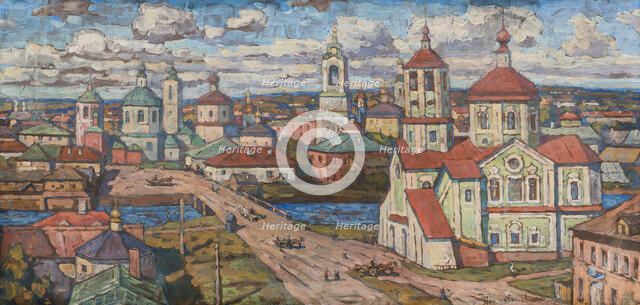 View of Toropets. Creator: Petrovichev, Pyotr Ivanovich (1874-1947).