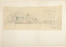 View of Town, 19th century. Creator: Franz von Hauslab