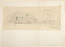 View of Town, 19th century. Creator: Franz von Hauslab