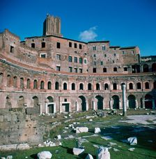 View of Trajan's Market, 1st century. Artist: Apollodorus of Damascus