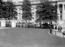 View of Treasury Building from East Entrance of White House, Washington, D.C., between 1910 and 1917 Creator: Harris & Ewing