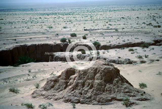 View of Tunisian Desert.