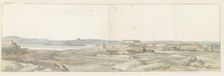 View of unfinished Citta Nuova at Ras il-Qala bay on Gozo, 1778. Creator: Louis Ducros