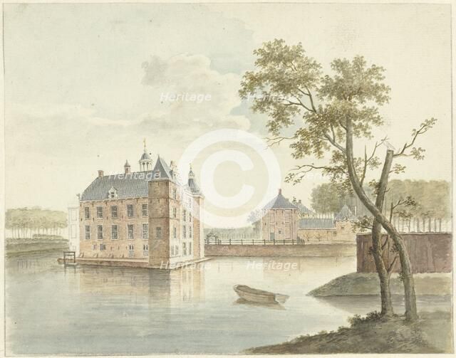 View of unknown castle, 1770-1818. Creator: Jan Antonie Kaldenbach.