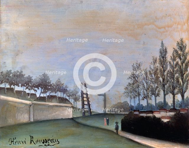'View of Vanves', 1909.  Artist: Henri Rousseau