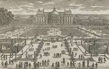 View of Vaux-Le-Vicomte, 1680s., 1680s. Creator: Adam Perelle