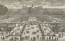 View of Vaux-Le-Vicomte, 1680s., 1680s. Creator: Adam Perelle