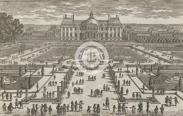 View of Vaux-Le-Vicomte, 1680s., 1680s. Creator: Adam Perelle.