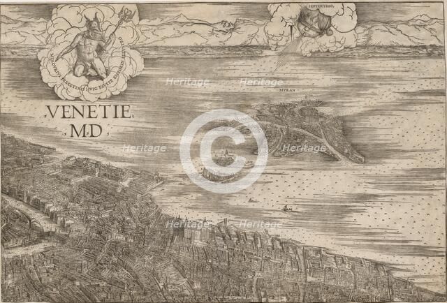 View of Venice, 1500. Creator: Jacopo de' Barbari (Italian, 1440/50-before 1515).