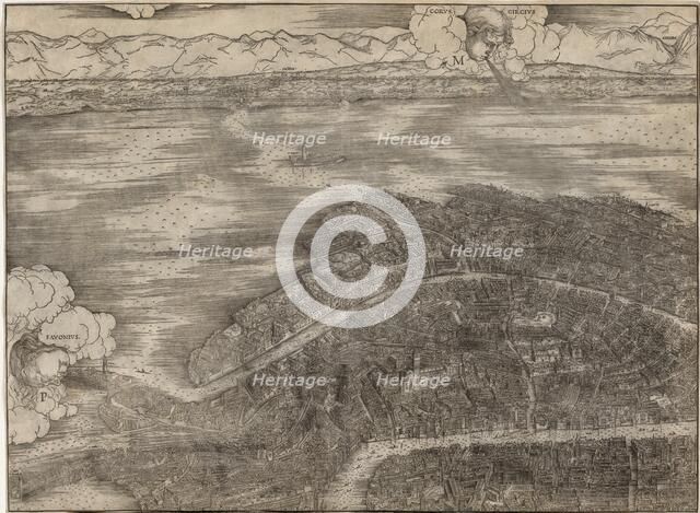 View of Venice, 1500. Creator: Jacopo de' Barbari (Italian, 1440/50-before 1515).