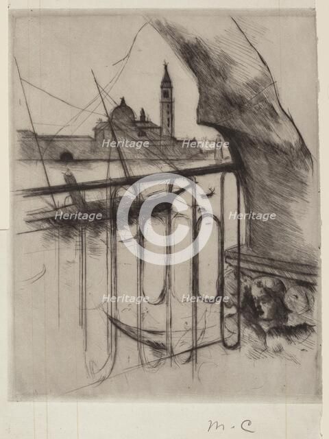 View of Venice, 1887. Creator: Mary Cassatt.