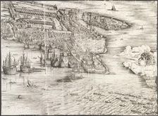 View of Venice [lower right block], 1500. Creator: Jacopo de Barbari
