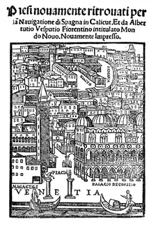 View of Venice, Woodcut, 1521