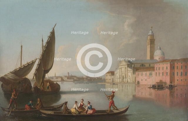 View of Venice with San Giorgio Maggiore, 1715. Creator: Johan Richter.