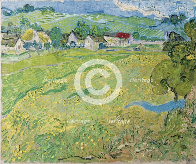 View of Vessenots in Auvers, 1890. Artist: Gogh, Vincent, van (1853-1890)
