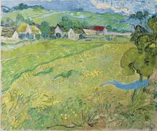 View of Vessenots in Auvers, 1890. Artist: Gogh, Vincent, van (1853-1890)