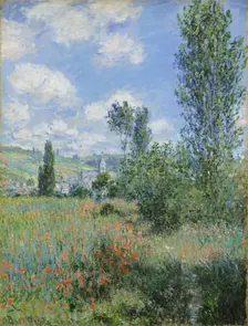 View of Vétheuil. Artist: Monet, Claude (1840-1926)