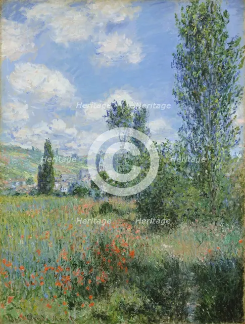 View of Vétheuil. Artist: Monet, Claude (1840-1926)