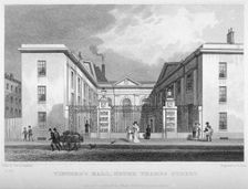 View of Vintners Hall, Upper Thames Street, City of London, 1830. Artist: R Acon