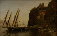 View of Vico Between Castellammare and Sorrento, 1828-1829